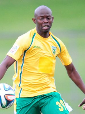 Vusumuzi Vilakazi of Golden Arrows during the National First Division 2014/15 football match between Golden Arrows and Maluti FET at the Chartsworth Stadium in Durban , Kwa-Zulu Natal on the 8th of November 2014

©Sabelo Mngoma/BackpagePix